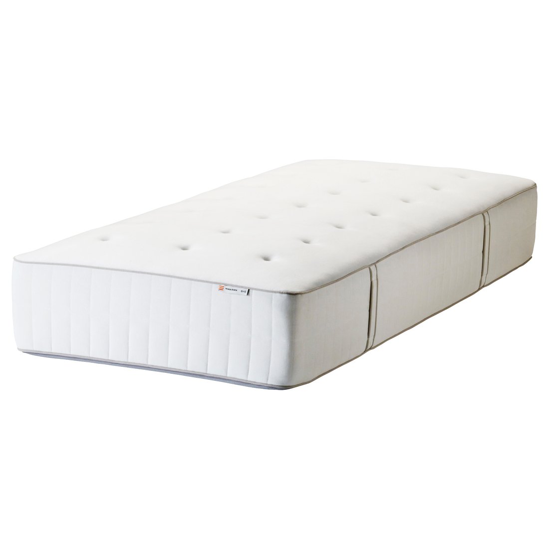 HOKKÅSEN Pocket sprung mattress - firm, white - IKEA