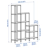 Illustration with measurements for the product: HYLLIS.