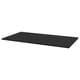A large black rectangular table top made from particleboard and veneer with a wooden texture, part of the IDÅSEN series.