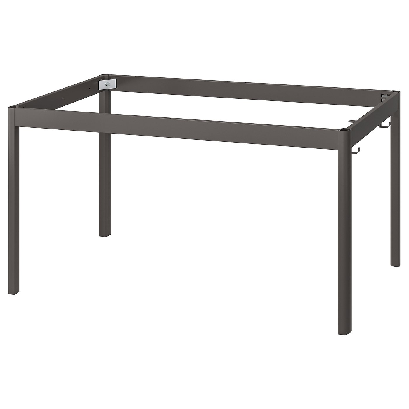 IDÅSEN underframe for table top, dark grey, 139x69x72 cm - IKEA Spain