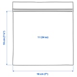 Illustration with measurements for the product: ISTAD.