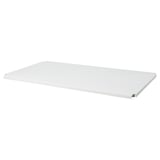 IVAR white shelf, rectangular, made of steel with powder coating.