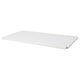 Option: IVAR white shelf, rectangular, made of steel with powder coating.