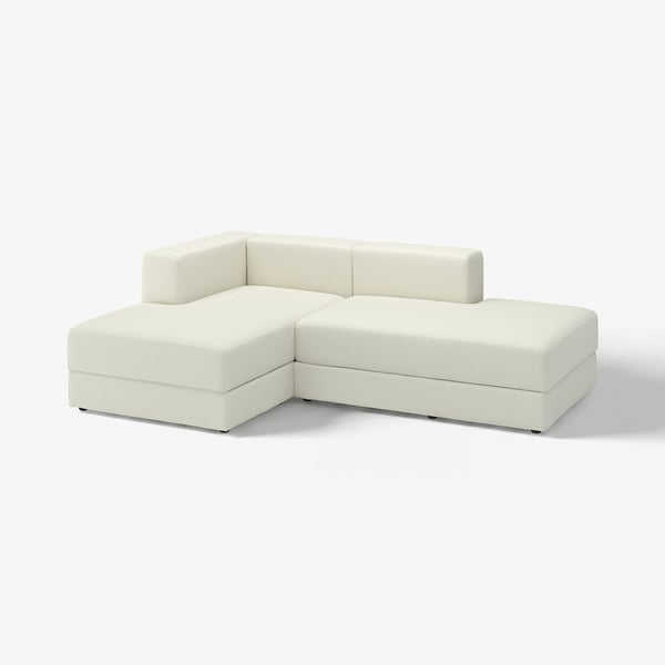 JÄTTEBO Chaise longue modules, Axvall off-white