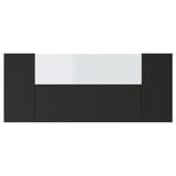 KNIVSHULT drawer front: sleek, black, rectangular, glass top, modern design.