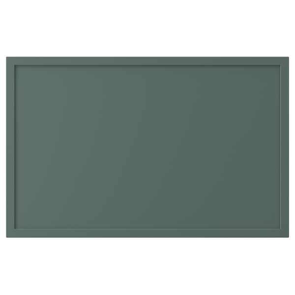 KRUKMAKARE green rectangular storage door. Modern, minimalist design, sleek plastic finish.