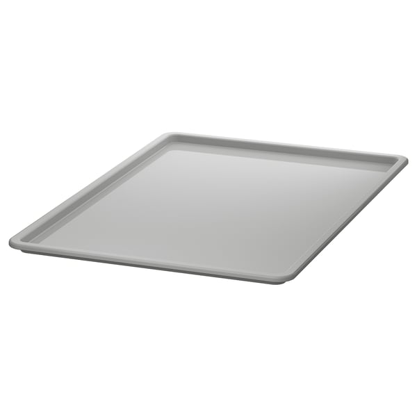 White KUGGIS lid, rectangular, smooth plastic, fits KUGGIS box.