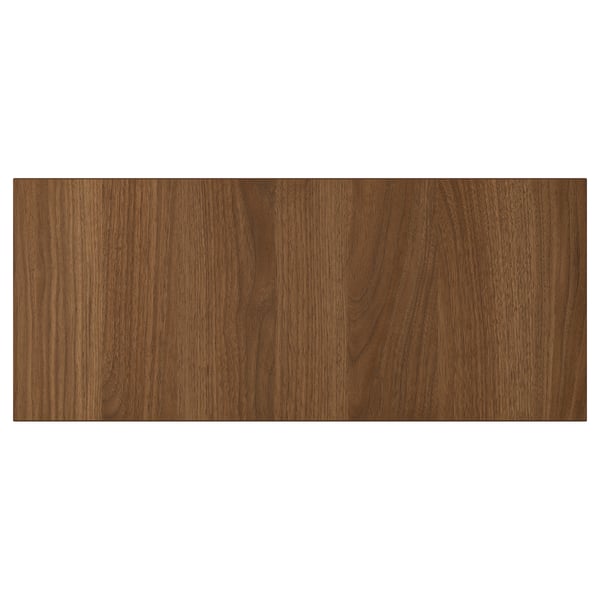 LAPPVIKEN Drawer front, brown/walnut effect, 60x26 cm