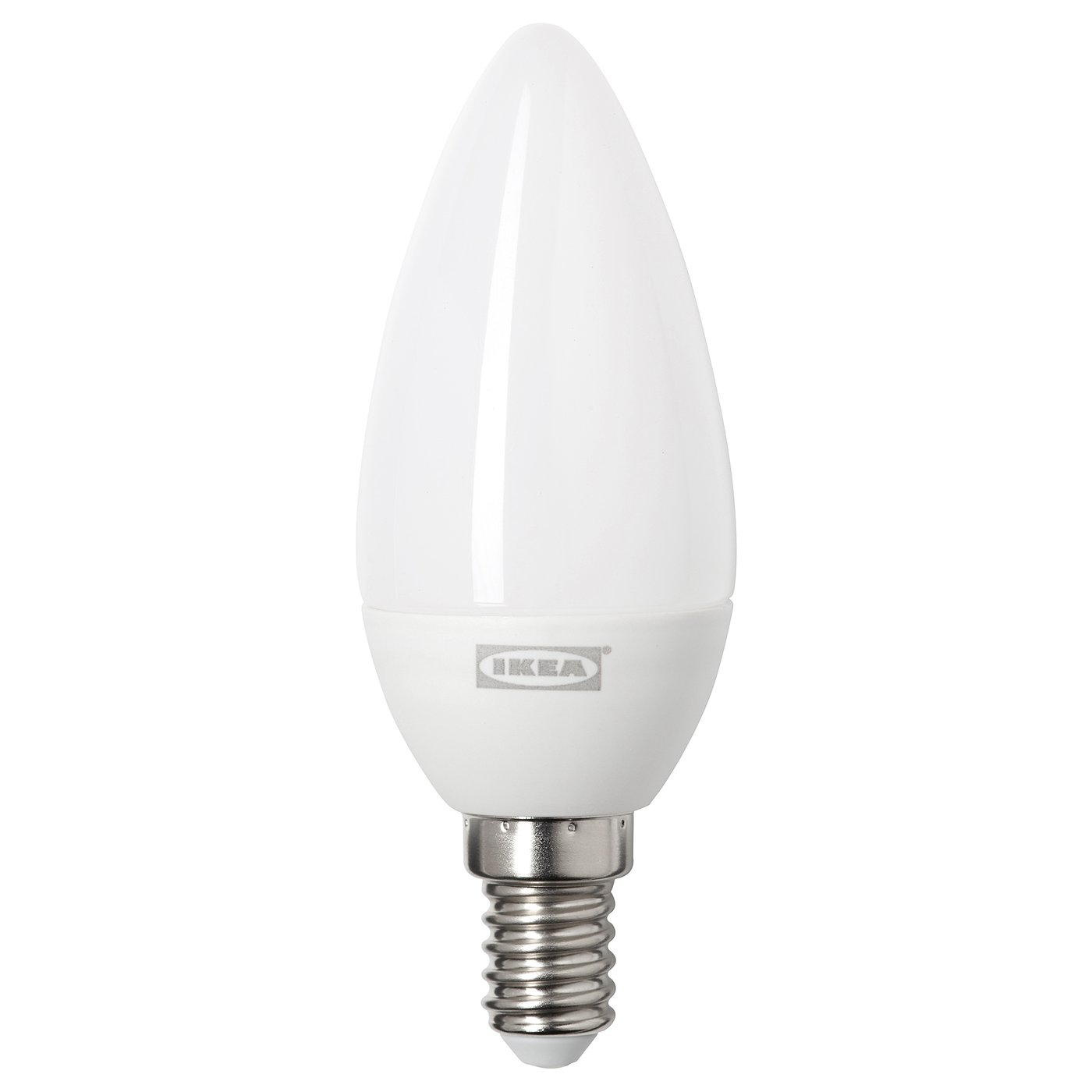 LEDARE LED bulb E14 400 lumen Warm dimming/chandelier opal white - IKEA