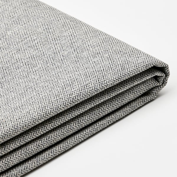 Gray fabric close-up, showcasing texture and folds; appears soft and durable.