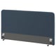 LJUSFJÄLLET Headboard, incl leg/Kilanda dark blue, 180 cm