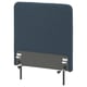 LJUSFJÄLLET Headboard, incl leg/Kilanda dark blue, 90 cm