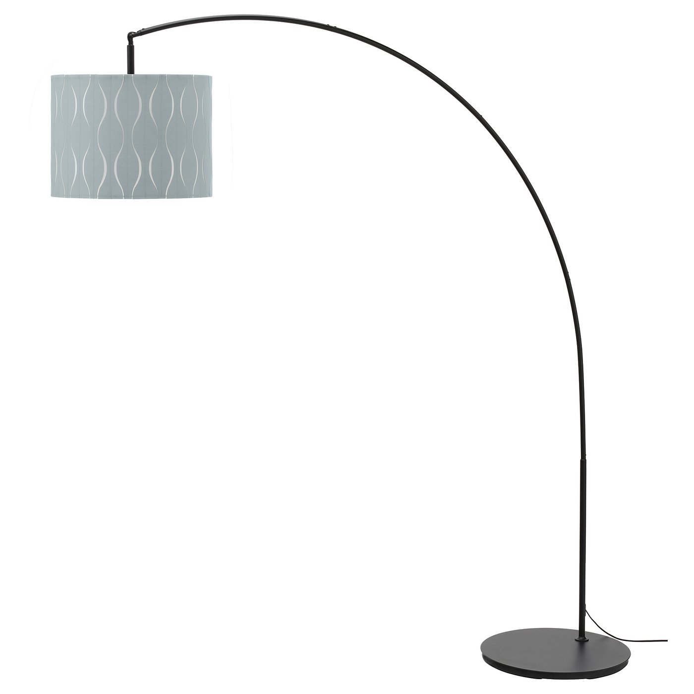 SKAFTET Floor Lamp Base, Arched, Black IKEA
