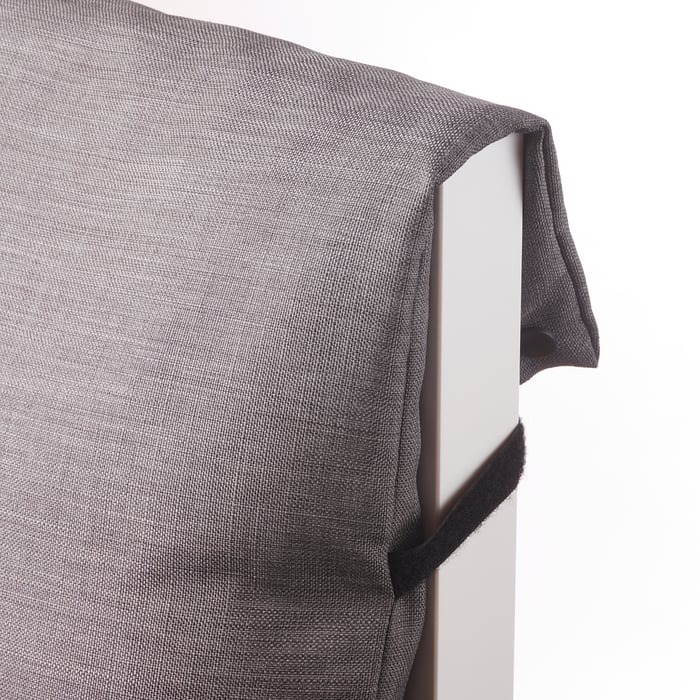 MALM Headboard cushion, dark grey, 160 cm IKEA