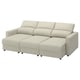 MALMKÖPING 3-seat sofa, with chaise longue/Tibbleby light beige