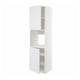 White METOD kitchen cabinet with adjustable shelf and two doors.