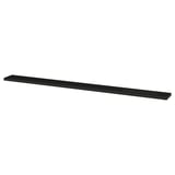 MITTZON black flat shelf, rectangular, minimalist design, fiberboard, powder coating.