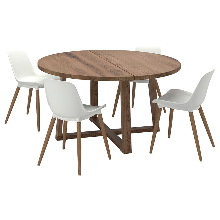 MÖRBYLÅNGA / GRÖNSTA table and 4 chairs, 145 cm IKEA Spain