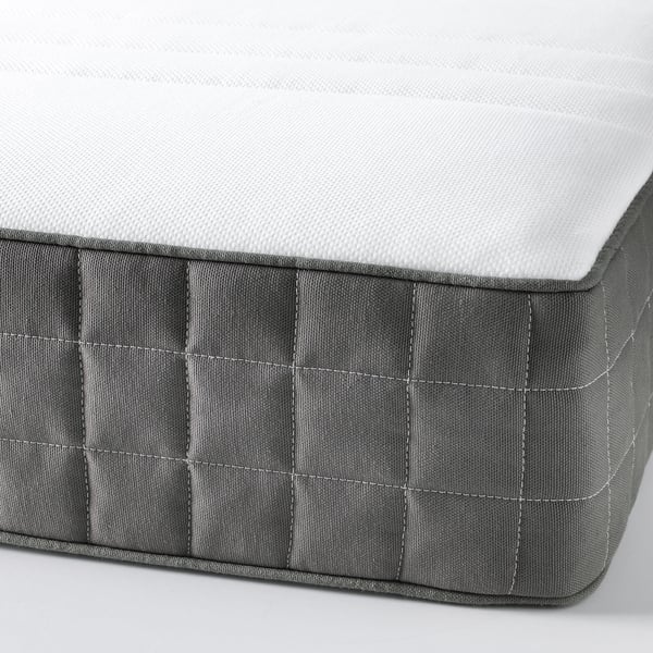 Morgedal Foam Mattress Firm Dark Grey Ikea