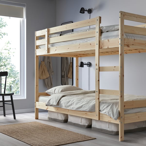 Mydal Bunk Bed Frame, Pine, 90X200 Cm - Ikea Spain