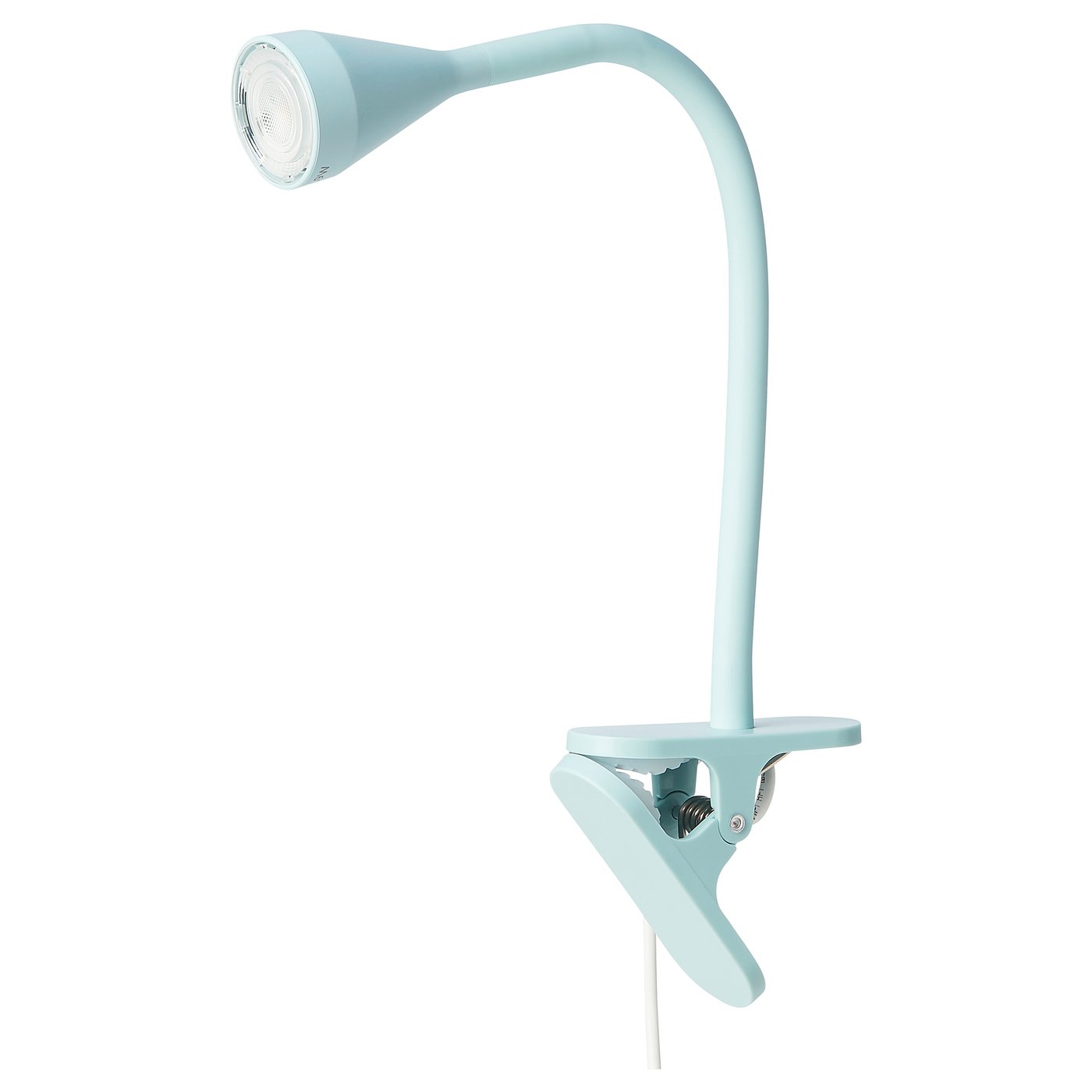 NÄVLINGE LED clamp spotlight light blue IKEA