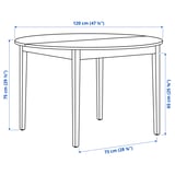 Illustration with measurements for the product: NÄSINGE.