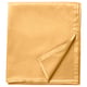 NATTJASMIN sheet set, golden yellow, sateen fabric, cotton-lyocell blend, folded neatly.