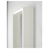 High-quality white folding mirror, perfect for bathrooms and dressing rooms.