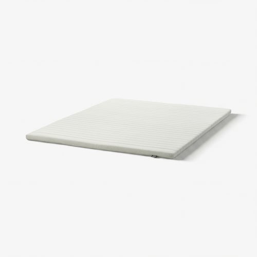 NISSEHOLM Mattress pad, white, 150x190 cm