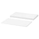 Option: IKEA NORDLI white top & base. Modern, flat, rectangular shapes for custom storage.