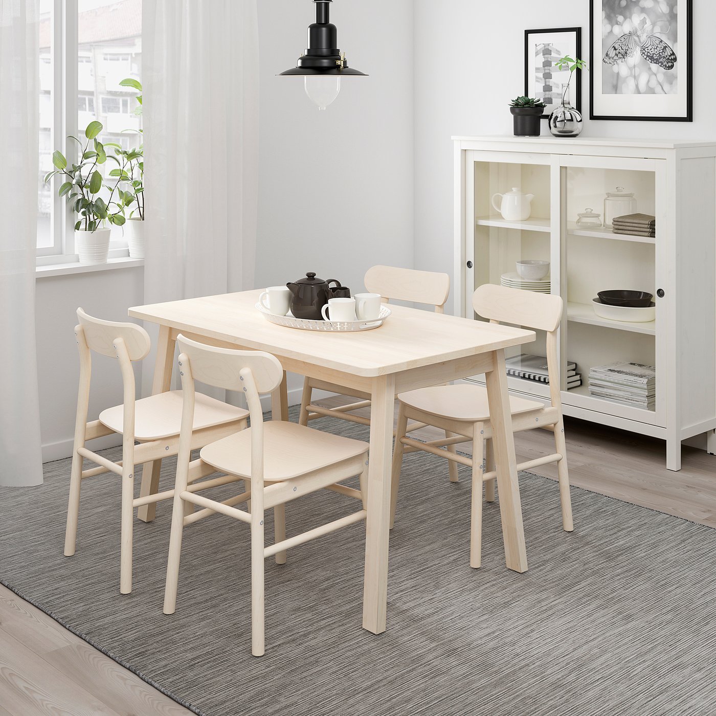 NORRÅKER table, birch, 125x74 cm - IKEA Spain
