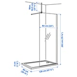 Illustration with measurements for the product: OPPEJEN.