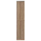 OXBERG wooden cabinet, light brown, rectangular, minimalist design.