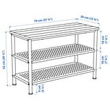 Illustration with measurements for the product: PINNIG.