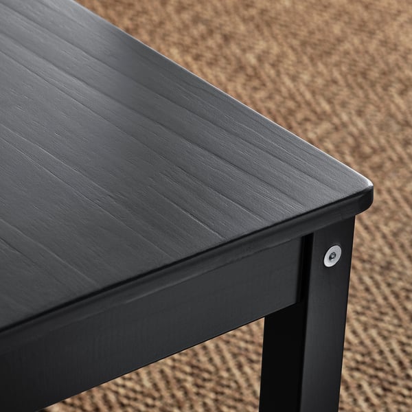 PINNTORP Chair, black stained/pine