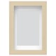 RÖDALM picture frame, light wood, rectangular, simple design, with and without mount options.