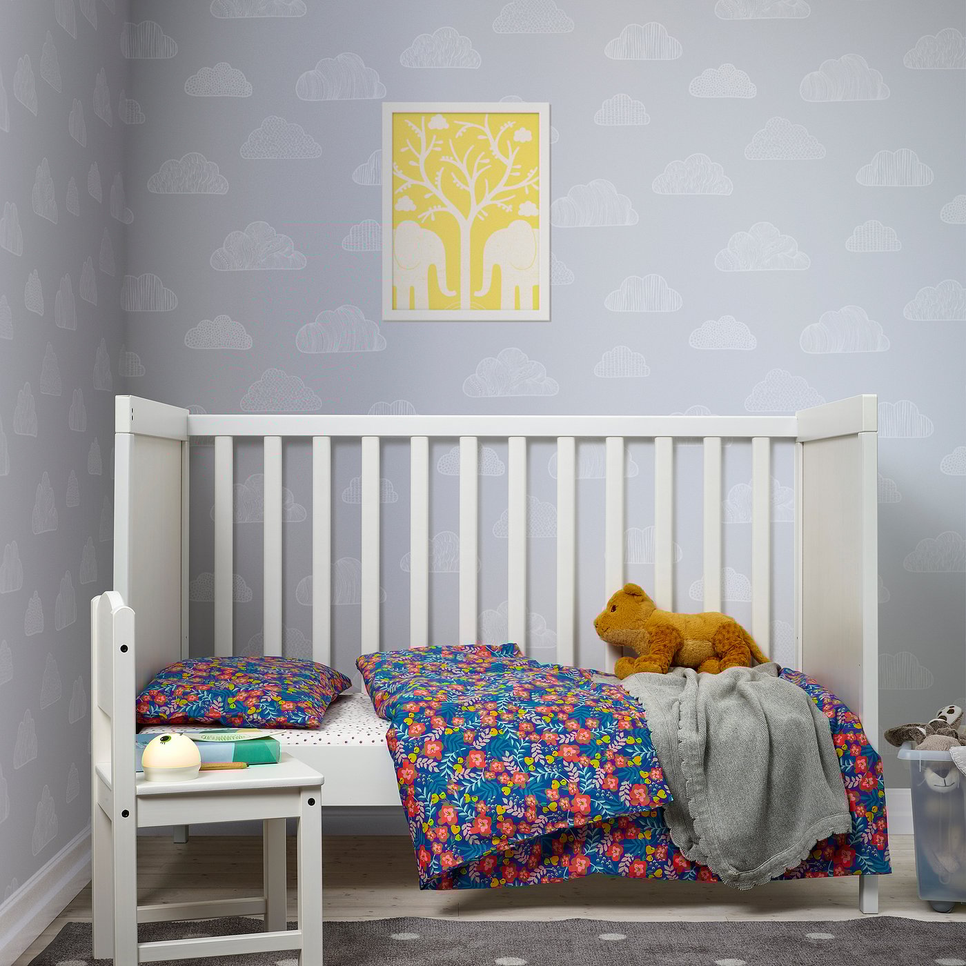 blue cot set