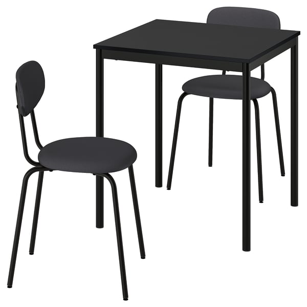 Sandberg Black Chairs And Table SANDSBERG ÖSTANÖ Table And Chairs