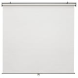 A SKOGSKLÖVER light-filtering, cordless roller blind in white, made of recycled polyester, featuring a soft-close function.