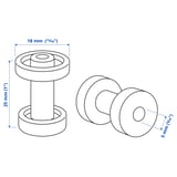 Illustration with measurements for the product: SKRUVSHULT.