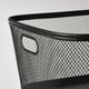 SLÅTTERÄNG storage basket, anthracite, 25x32x15 cm - IKEA Spain