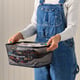 SLÅTTERÄNG storage basket, anthracite, 25x32x15 cm - IKEA Spain