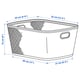 SLÅTTERÄNG storage basket, anthracite, 25x32x15 cm - IKEA Spain