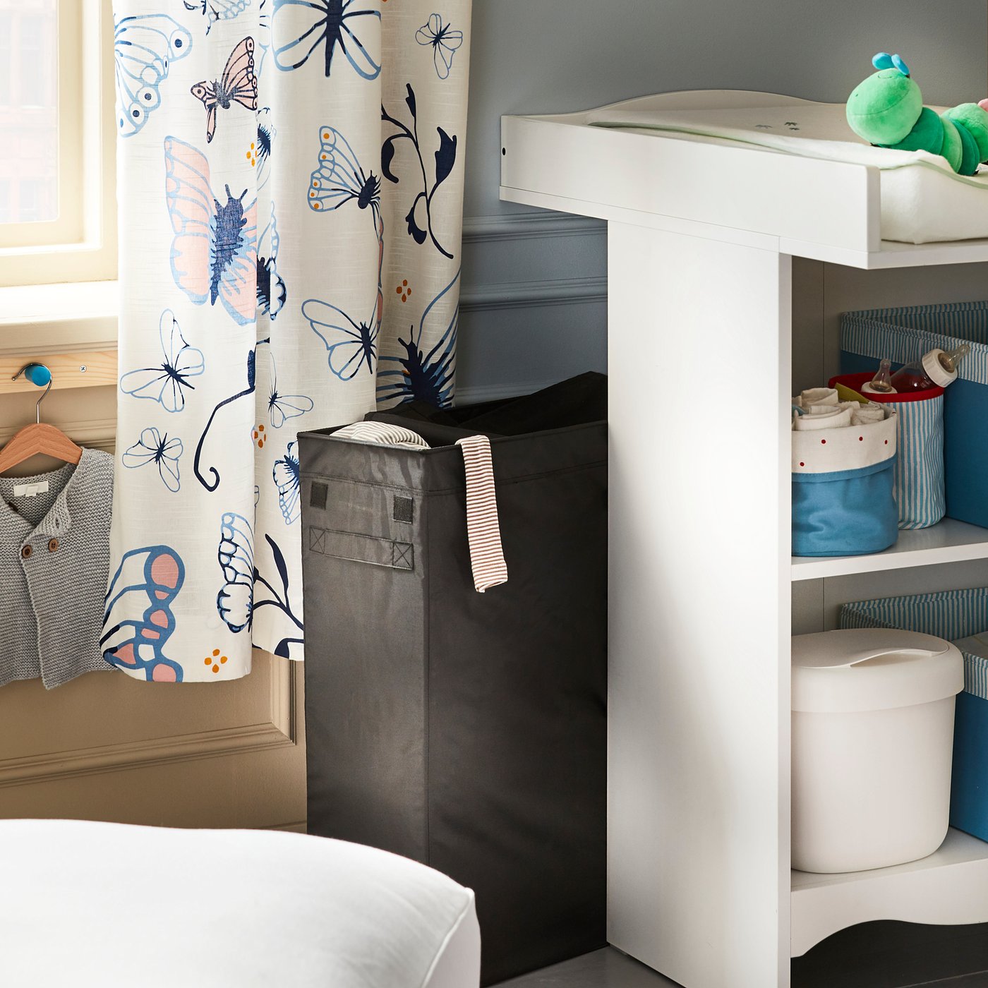 ikea changing table bookshelf