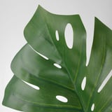 Large, vibrant, realistic green leaf with prominent veins and natural cutouts, showcasing high-quality craftsmanship.