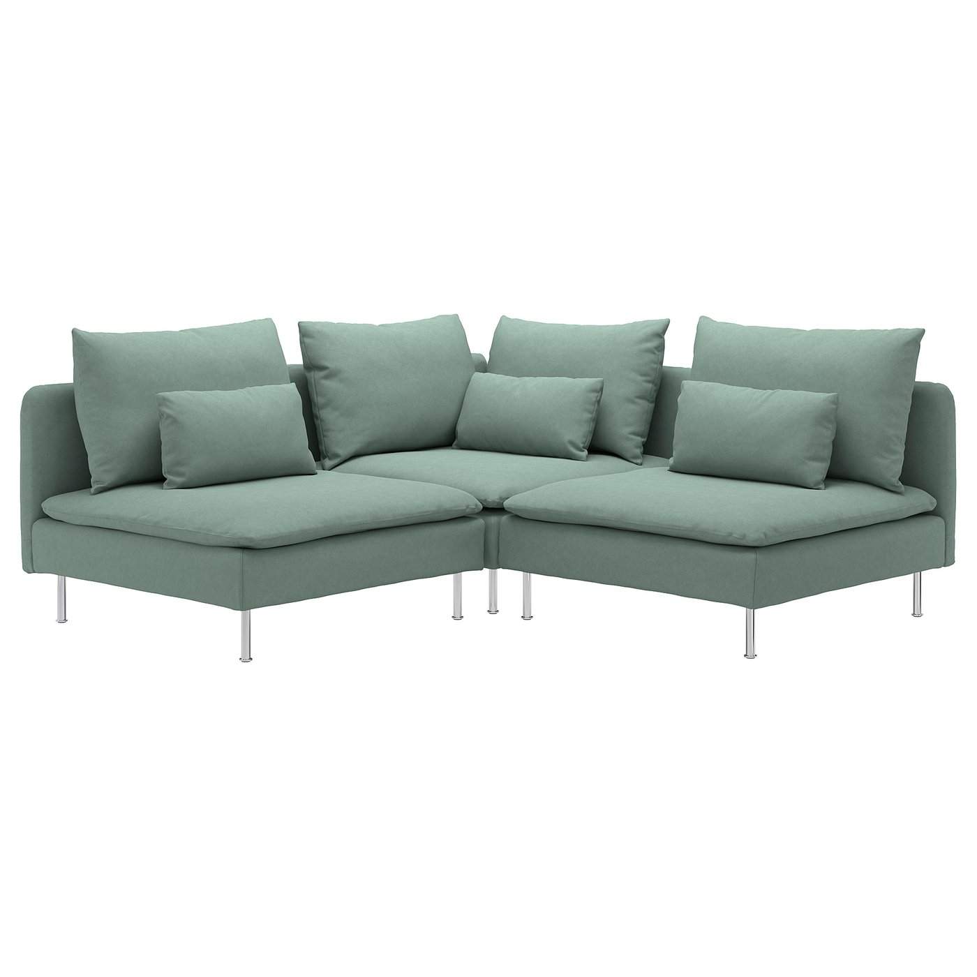 SÖDERHAMN corner sofa, 3seat, Tallmyra light green IKEA Spain