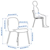 Illustration with measurements for the product: STENSELE.