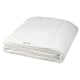 Option: STJÄRNBRÄCKA duvet, white, soft quilt, breathable lyocell & cotton, recycled polyester filling.