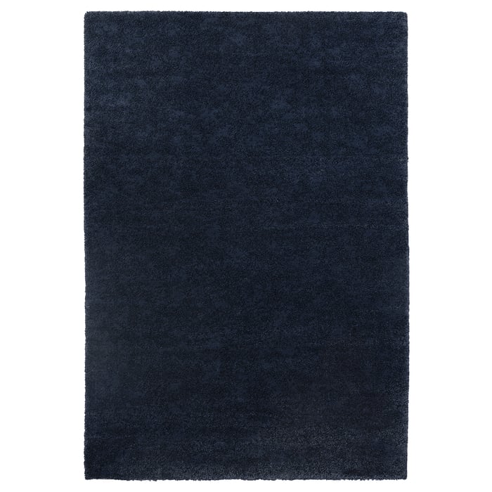 STOENSE Rug, low pile, dark blue, 133x195 cm IKEA