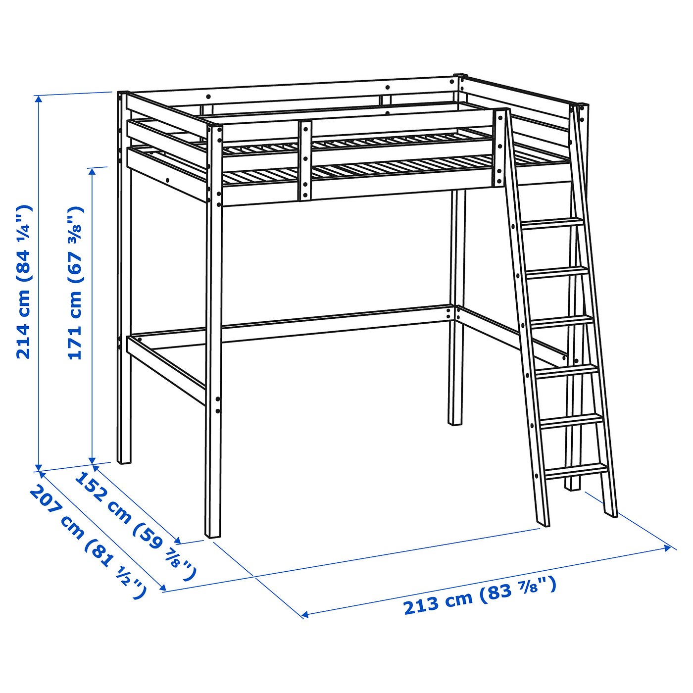 ロフトベッド IKEA STORA 木製 Stora loft bed ikea cheap